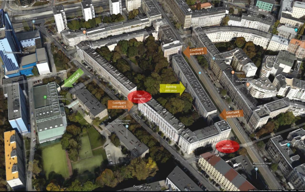 Milotu - Apartament Marszalkowski Warszawa Exteriör bild